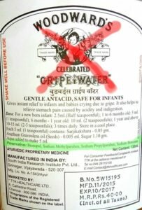 gripe water is not good for babies